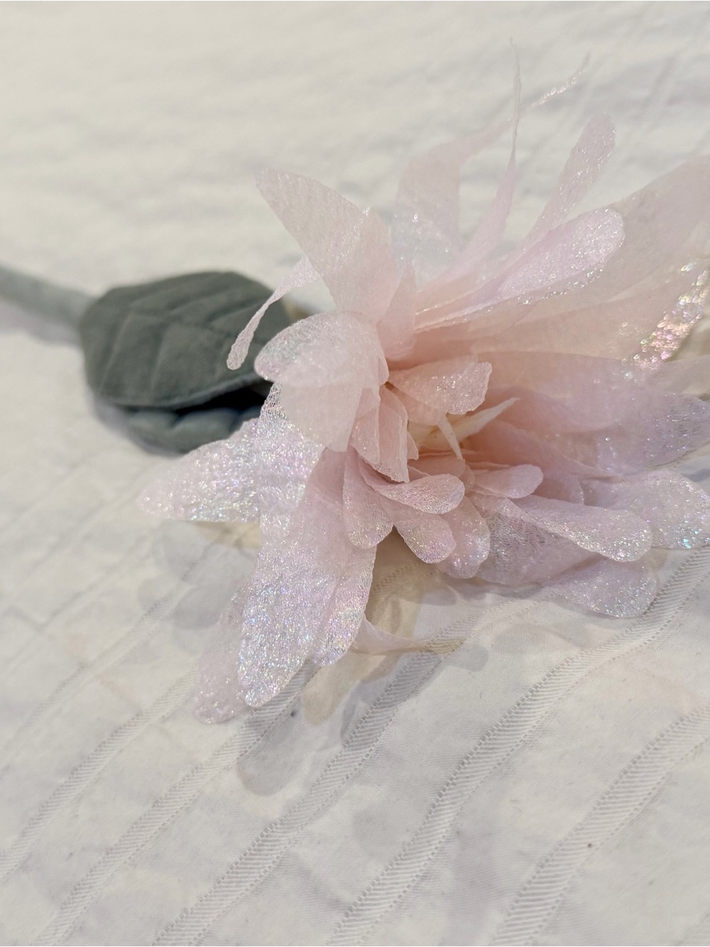 CJ Hendry Flower Market Plush: Light Pink Iridescent Chrysanthemum